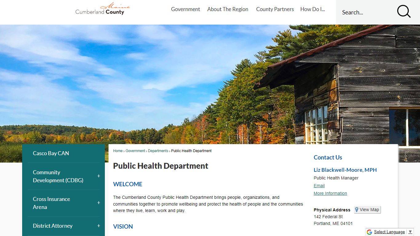 Public Health Department | Cumberland County, ME - Official Website